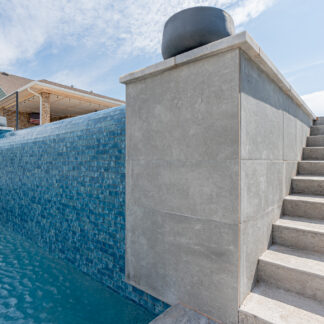Large Format Tile in Outdoor Living Design