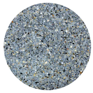 Mini Pebble - Crystal Stones Smooth, Caribbean Blue