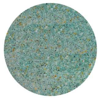 Mini Pebble - Crystal Stones Smooth, Turquoise White Pearl