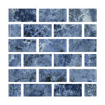 Spa Tile: Gemstones Series Lapis 1x2