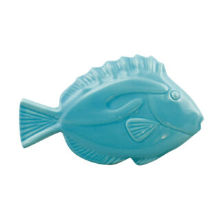 Fish Mosaic Pool Accent - 5"x3", Aqua