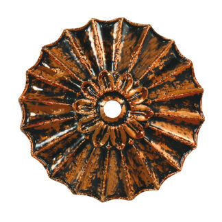 Water Features - Fanned Palm - 8"x8"x1.5", Bronze