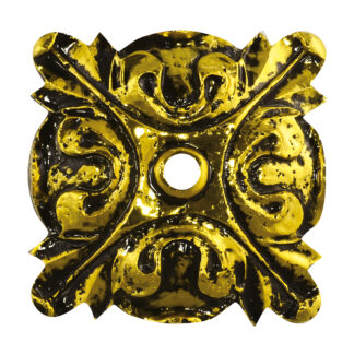 Water Features - Fleurette - 6.25"x6.25"x1.5", Gold