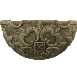 Water Features - Gothic Sconce - 11"x5.5"x4", Noce