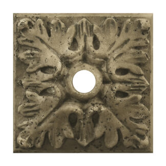 Water Features - Medallion - 7"x6.5"x4.25", Noce