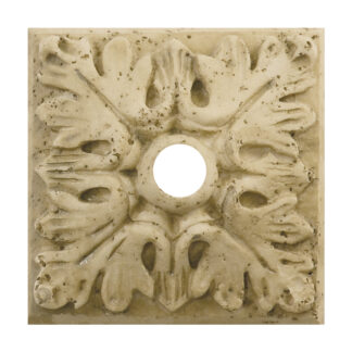 Water Features - Medallion - 7"x6.5"x4.25", Travertine
