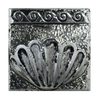 Water Features - Wave Hand Hold - 6"x6"x2.25", Silver