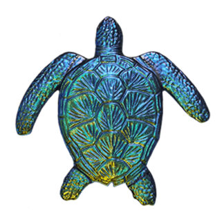 Loggerhead Turtle Fusion Mosaic Accent