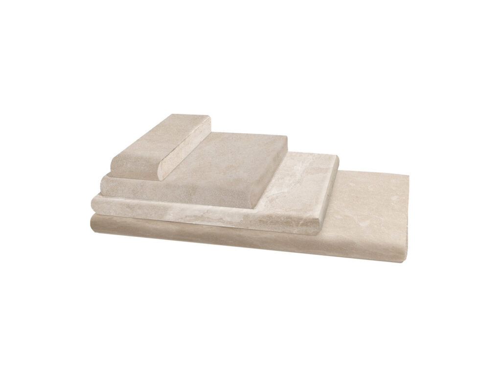 Diana Royal Coping (Size: 12X12 3CM, Edge: Single Bullnose, Finish: Leathered)