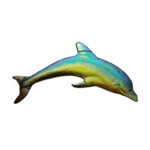 Pool Mosaic- Rainbow Dolphin Mini Fusion 6"